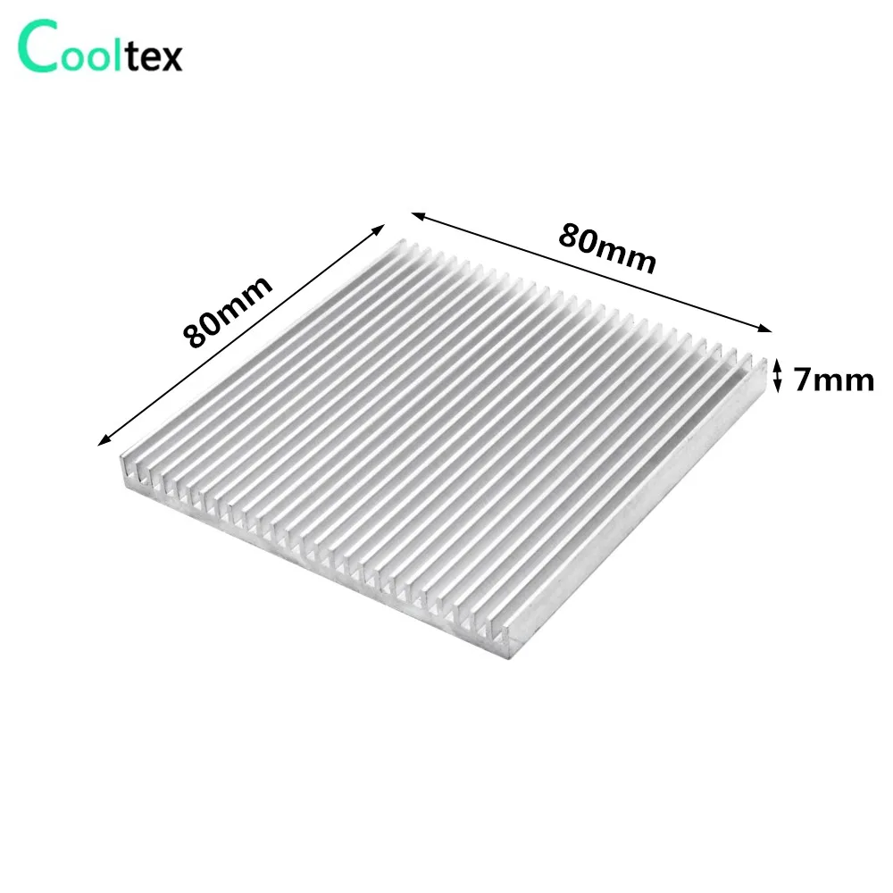 Aluminum Heatsink Radiator Extruded Heat sink LED Electronic CHIP Heat Dissipation Cooling Cooler