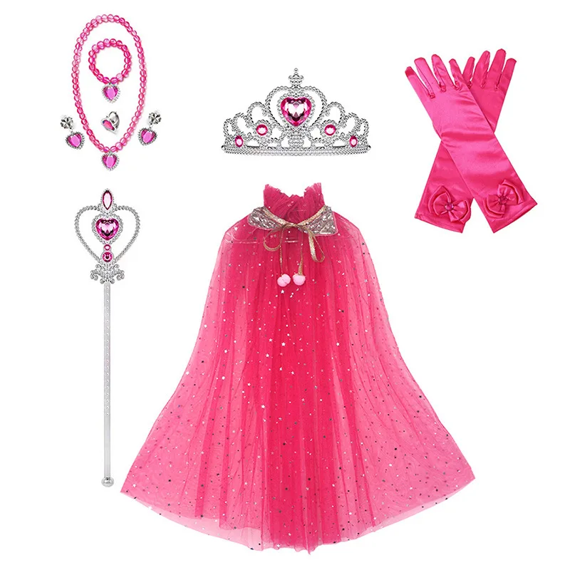 Disney Children's Crown Frozen Magic Wand Set Elsa Princess Headpiece Girls' Crown Hair Accessories