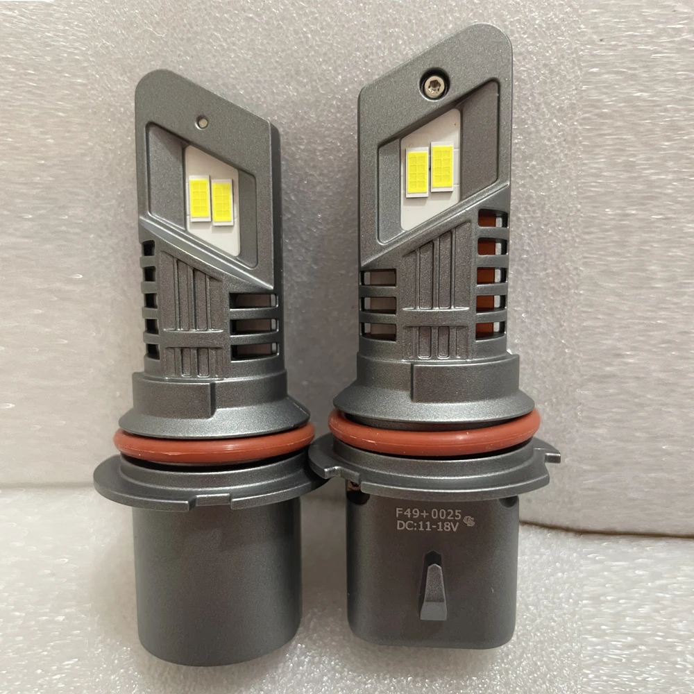 2개 HB5 9007 PX29t LED 차량 헤드라이트 캔버스 오류 없음 강력한 빛 자동차 주행 터보 다이오드 전구 화이트 모토 안개등 12v
