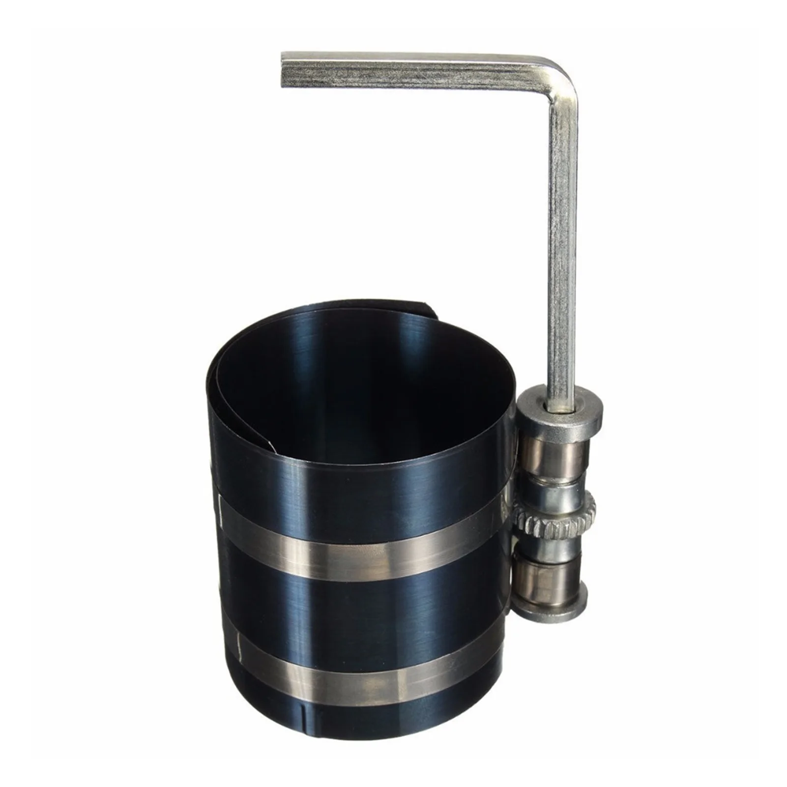 2022NEW 3&quot Car Engine Piston Ring Compressor Tool Installer Band Ratcheting 53-125mm |