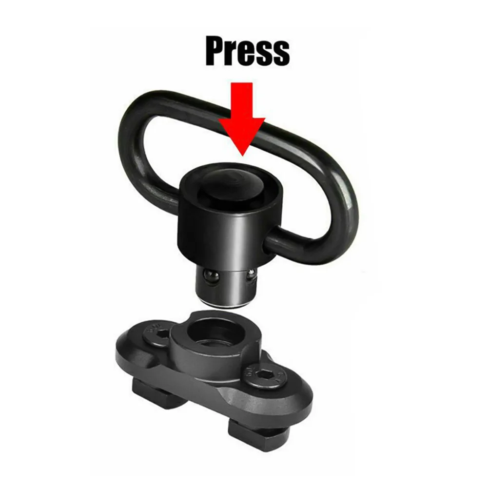 Sling Swivel Mount Sling Swivel Adapter Tactical Sling Adapter Sling Adapter Sling Attachment Adapter 1.25&rdquo; QD for Two Point Sling 360&deg;Rotatable Easy to Mount QD
