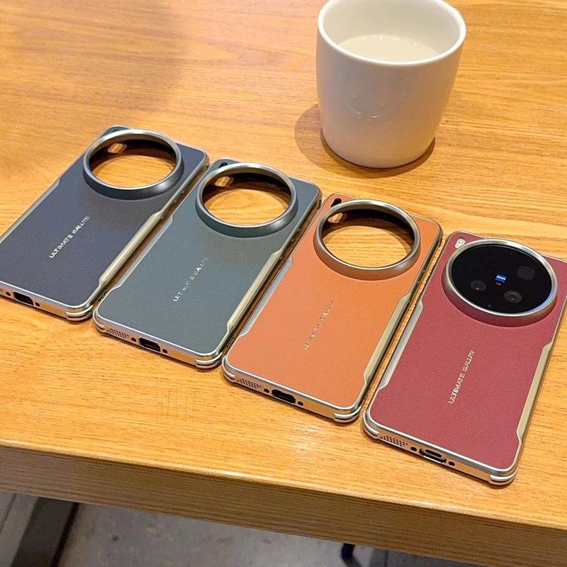 Magnetic Shockproof PU Leather Hard Shell Phone Case