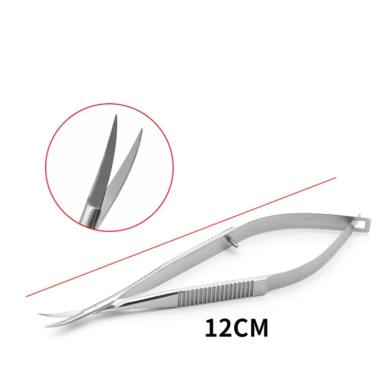 Castroviejo Corneal scissors Capsule membrane scissors Titanium/stainles steel Micro ophthalmic instruments 1pcs cornea scissors,ophthalmic tool,surgical instruments