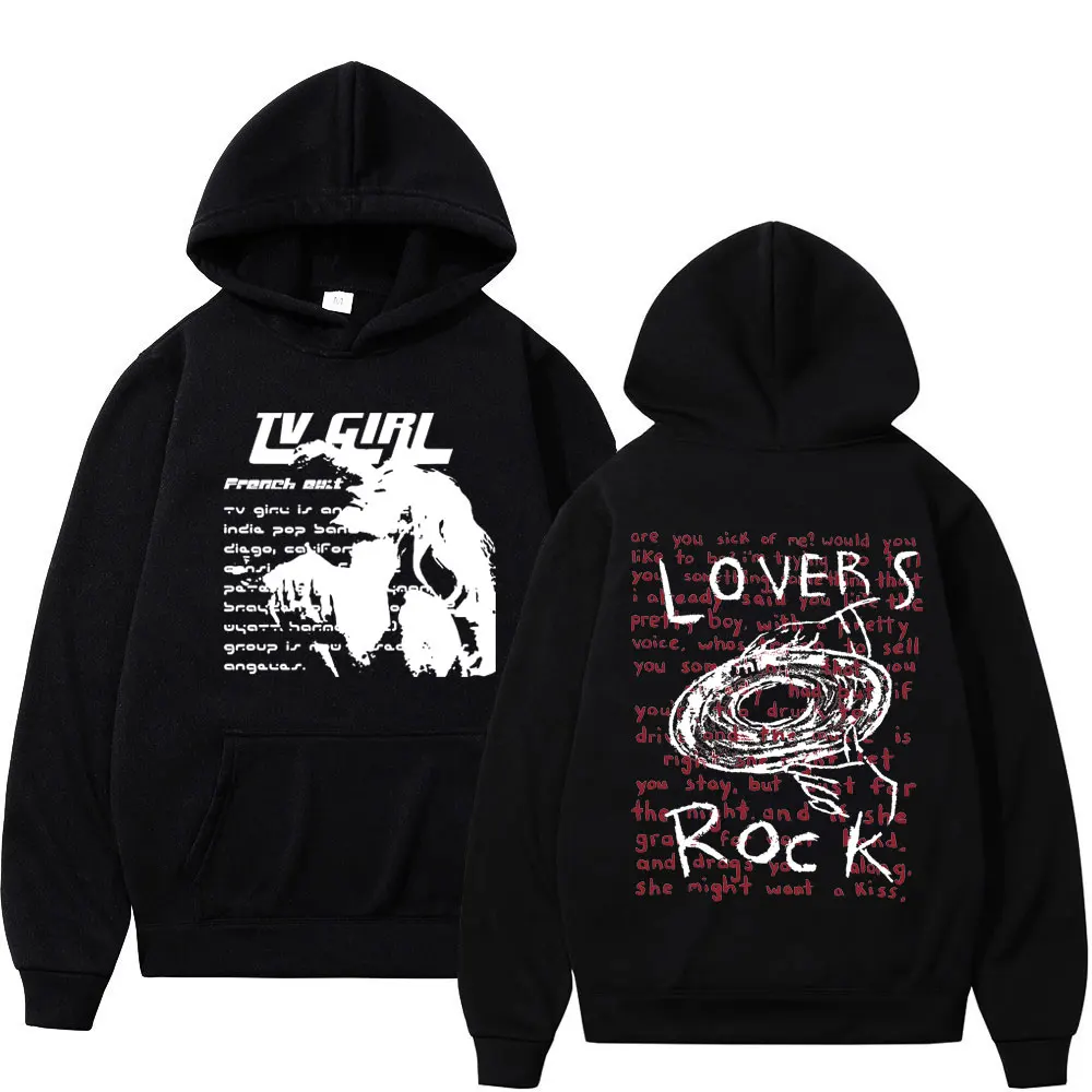 

Singer Tv Girl Lovers Rock Song Print Hoodie French Exit Album Poster Merch Sweatshirts Unisex Fashion Trend Vintage Pullovers