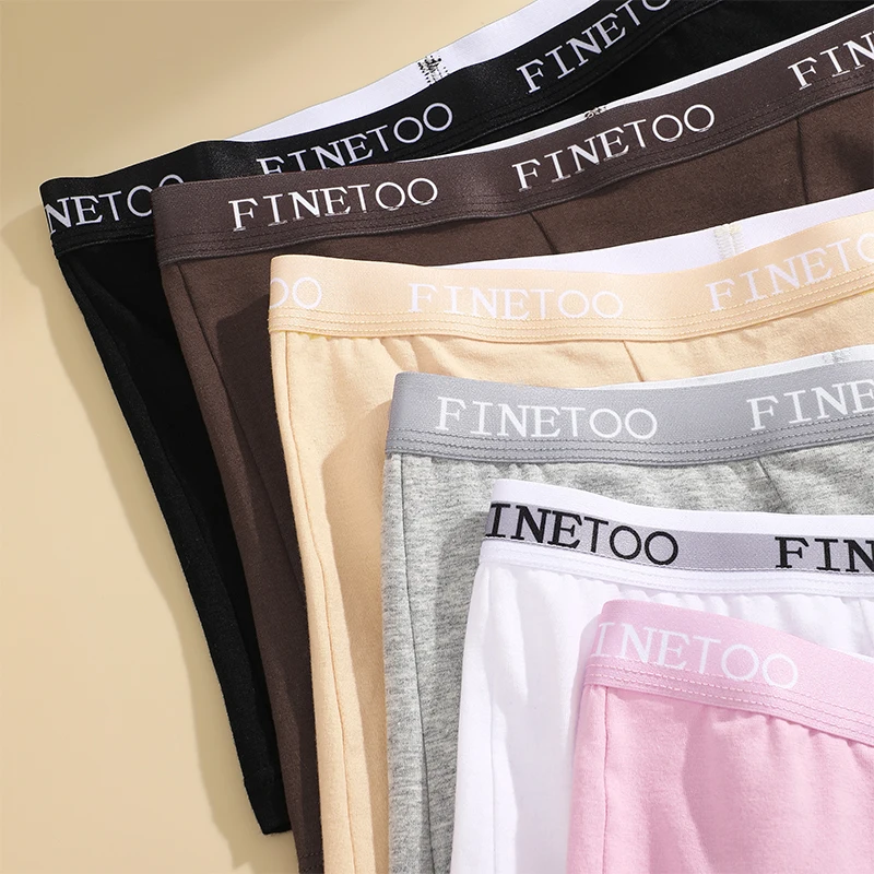 1Pc Women's Flat Underwear Four Cornered Pants Comfortable Panties Antibacterial Crotch Panty Breathable Sports Short Sexy Panty 5