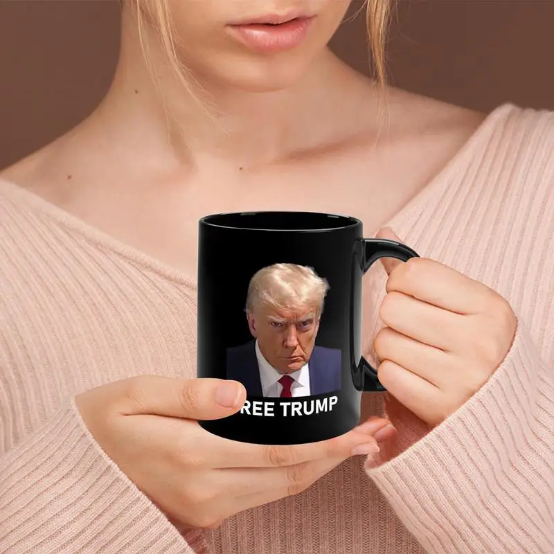 Trump Mugshot Mug Novelty Coffee Mug Ceramic Tea Coffee Cup Printed Picture  Cup Drinkware Gifts United States Seal Gift Mug - AliExpress