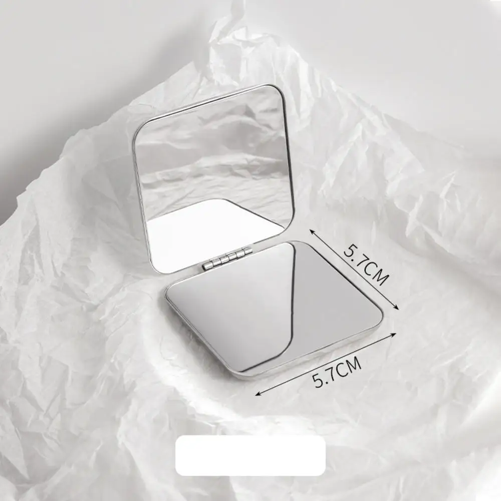 

Portable Stainless Steel Makeup Mirror Hand Pocket Double-Sided Cosmetic Make Up Mirror Various Shape Folding Cosmetic Mirror