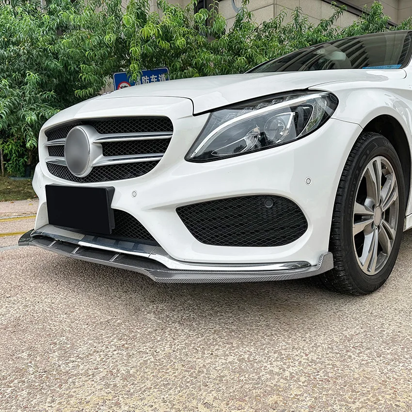 Auto Front Stoßstange Lippen Diffusor Spoiler Splitter Body Kit Abdeckung  für Mercedes Benz C Klasse W205