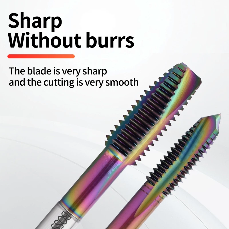 HSSE-M35 JIS Standard Spiral Pointed Tap M1 M1.2 M1.6 M1.4 M2 M3 M4 M5 M6 M8 M10 M12 - M24 Machine S