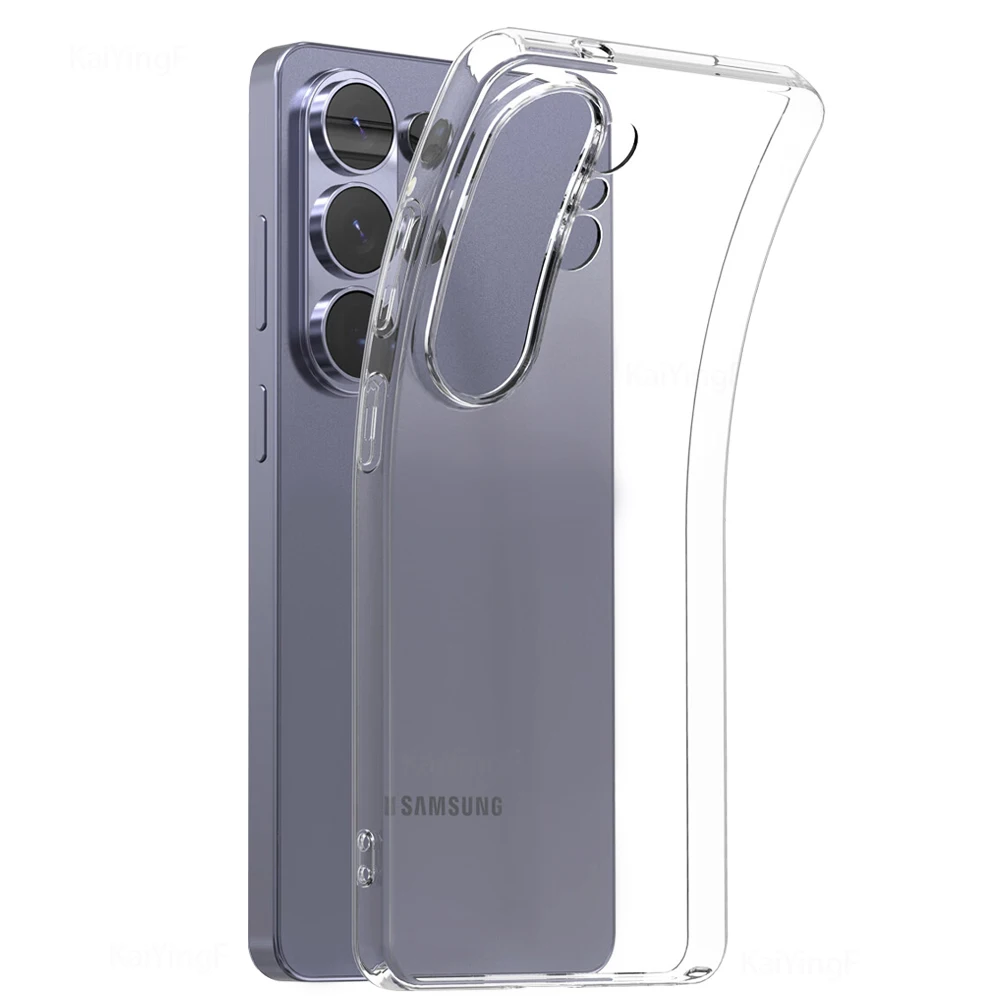 Clear Silicone TPU Soft Back Cover - Transparent Phone Case