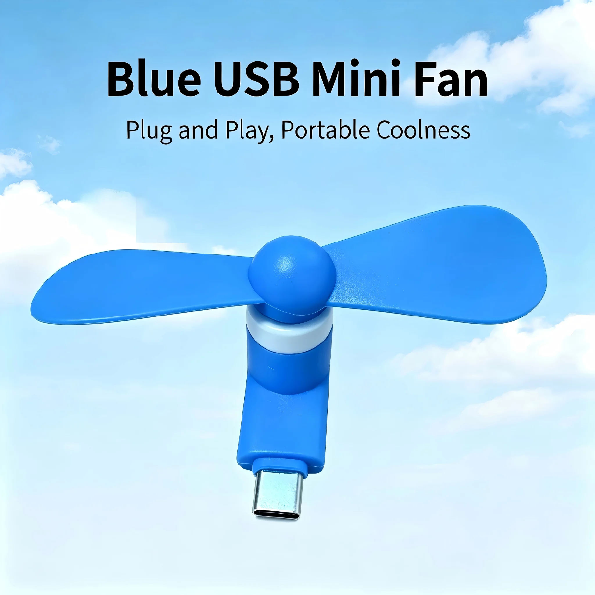 Colorful Mini Portable Phone Fan with Multiple Shades