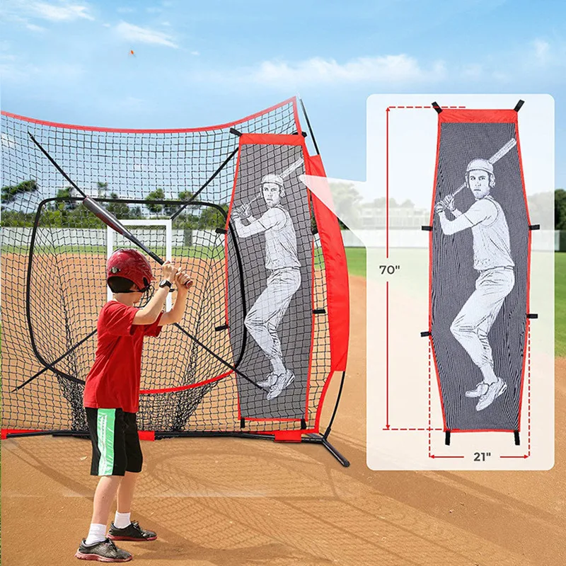 Baseball Softball Pitching Kit Accuracy Training with Strike Zone Dummy