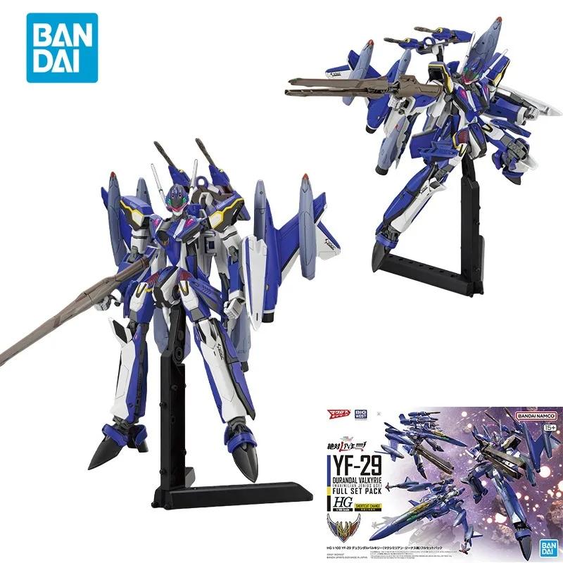 

Оригинальная аниме Bandai Macross Frontier модель HG 1/100 YF-29 DURANDAL VALKYRIE полный комплект экшн-Фигурки игрушки для детей