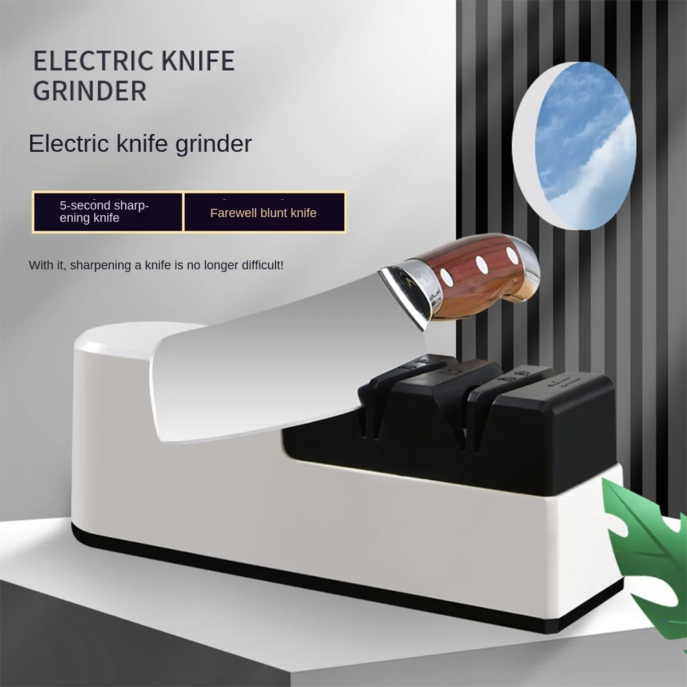 

Multi-functional Electric Knife Sharpener 5 in 1 USB Interface Automatic Sharpening Tool Electric Scissors Sharpening Tool