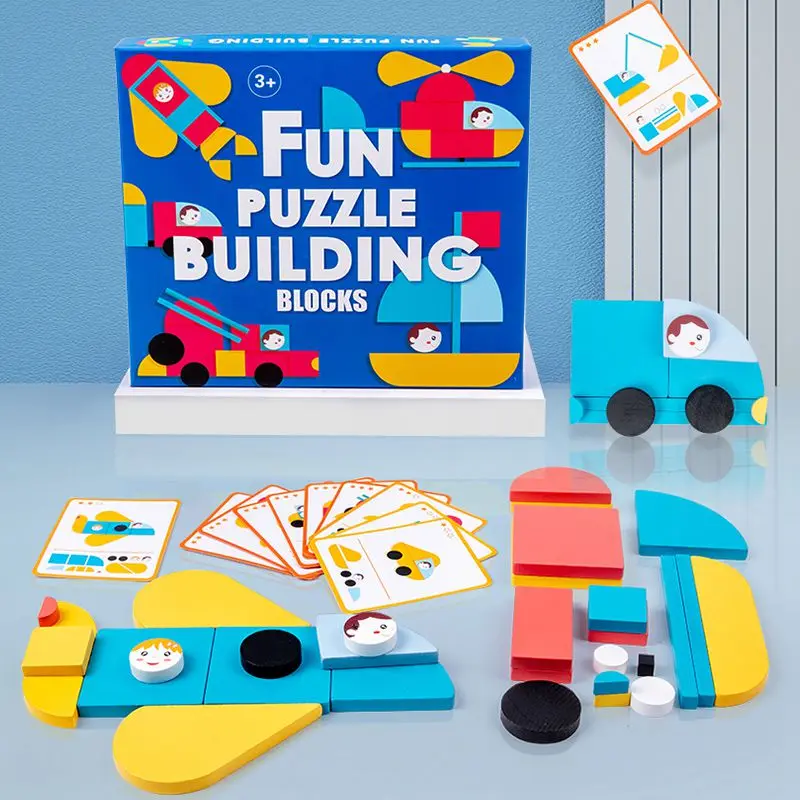 

Children's early education puzzle wooden Montessori fun jigsaw puzzle intelligence development educational toys 3-6 years old