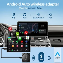 Wireless Android Auto Car Adapter Instant Connection from Smartphone to Car Screen with Easy Setup-Wireless Android Auto Dongle