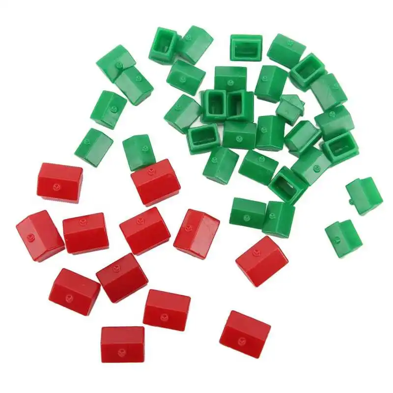 Hotel Game Replacement Pieces Game Plastic Hotels Houses Piece Supplement Accessories game replacement pieces