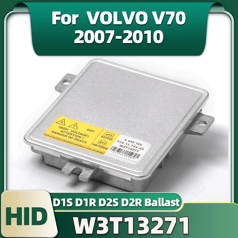 

W3T13271 Car Headlight D1S D1R D2S D2R HID Xenon Ballast Control Unit 6261110499 30744459 For VOLVO V70 2007 2008 2009 2010