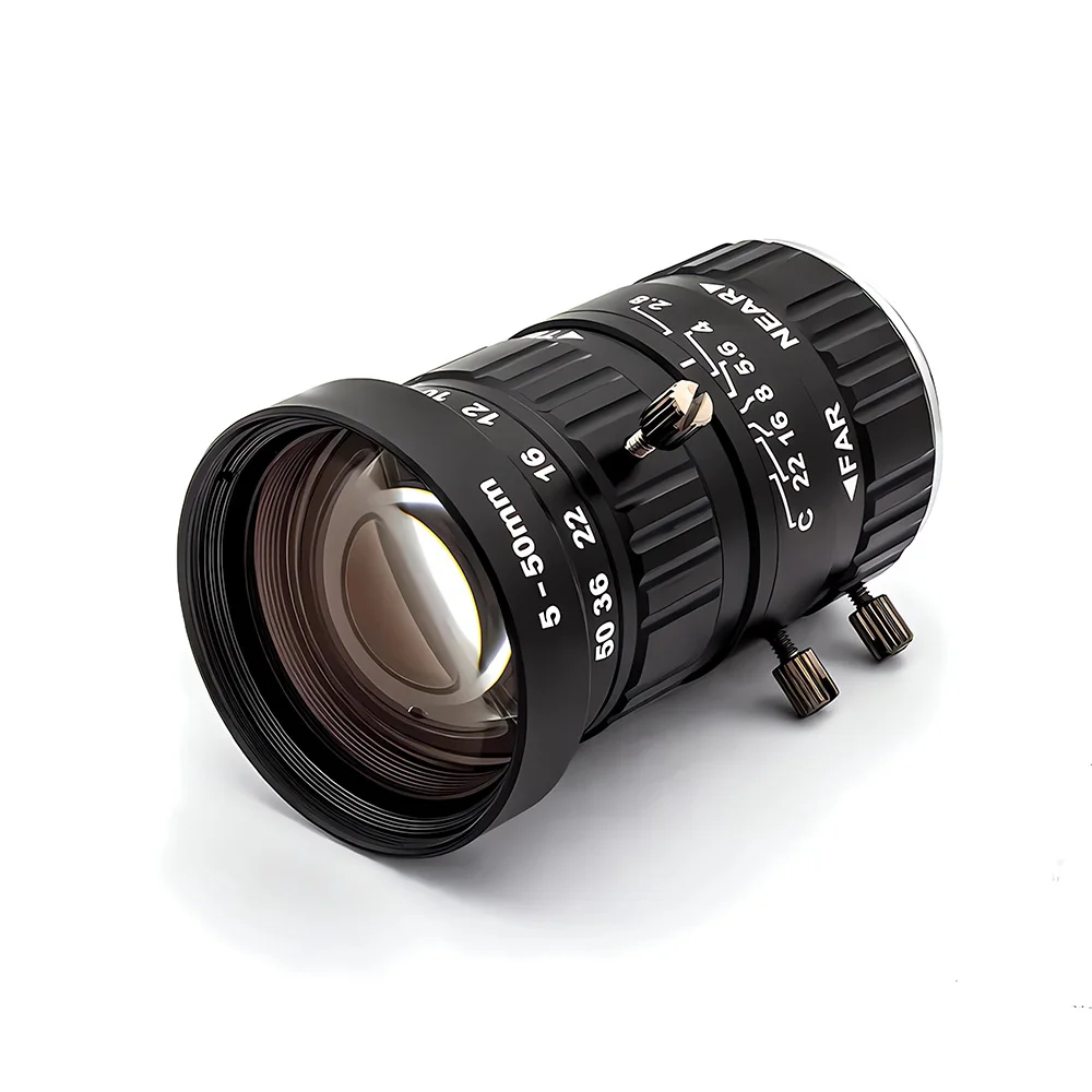 C/CS Mount Lens 12MP 5-50mm F2.8 1/1.8' Wide Angle High Definition for Surveilla