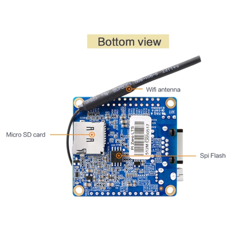 Orange Pi Zero LTS 512MB H3  ھ  ,  ҽ ̱  ǻ, ȵ̵ 4.4 , 