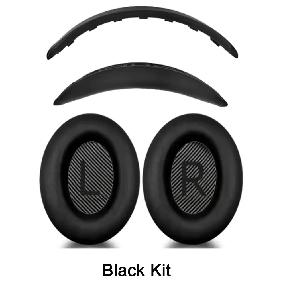 Easy Install Snap On Headband Earpads for Bose QuietComfort 25 QC25 Headphone Replacement Headband Headstrap Ear Pad Cushion