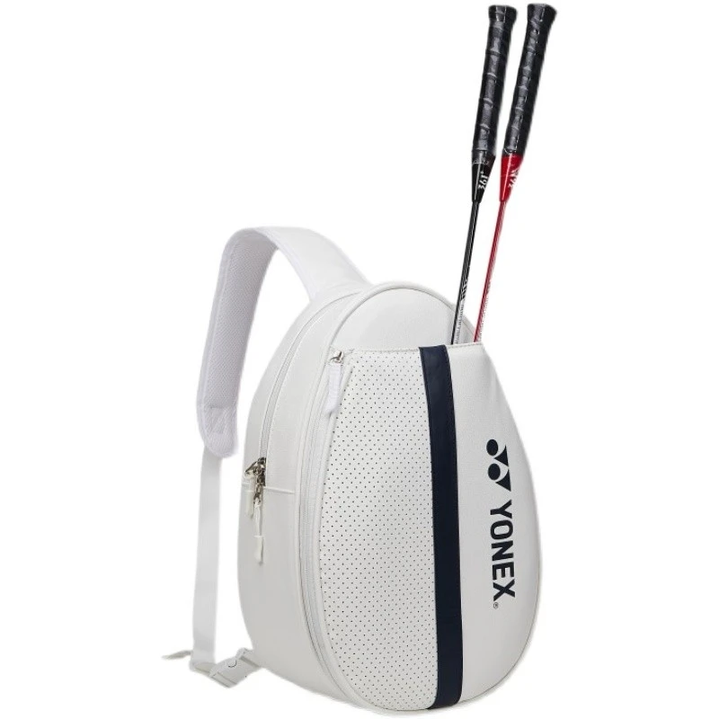 2023 New Yonex Tennis Badminton Racquet Bag 3 Pieces One Shoulder Mini Compact Lightweight Portable White Chest Bag Shoulder Bag 4