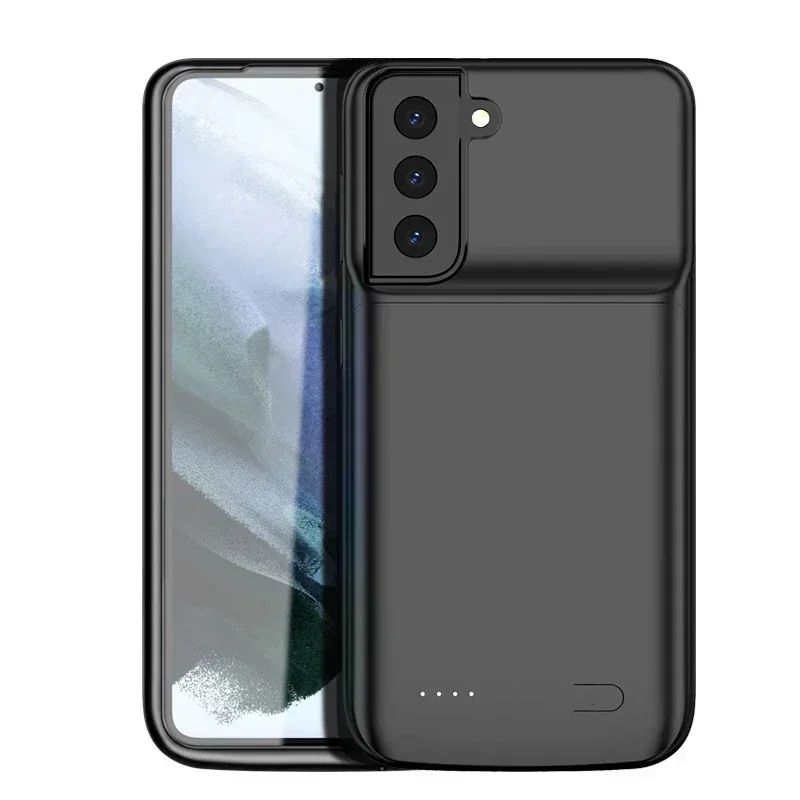 삼성에 적합한 갤럭시 보조배터리 배터리 충전기 케이스, 4700, 4800, 6000mAh, 삼성에 적합한 갤럭시 S22 울트라 S22 플러스 S22 플러스 S22 울트라 배터리 케이스 커버