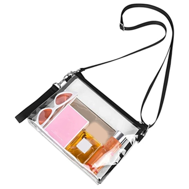 

Clear Crossbody Purse Bag Stadium Tote Bag for Work Concert Sports Fashion Shoulder Bags