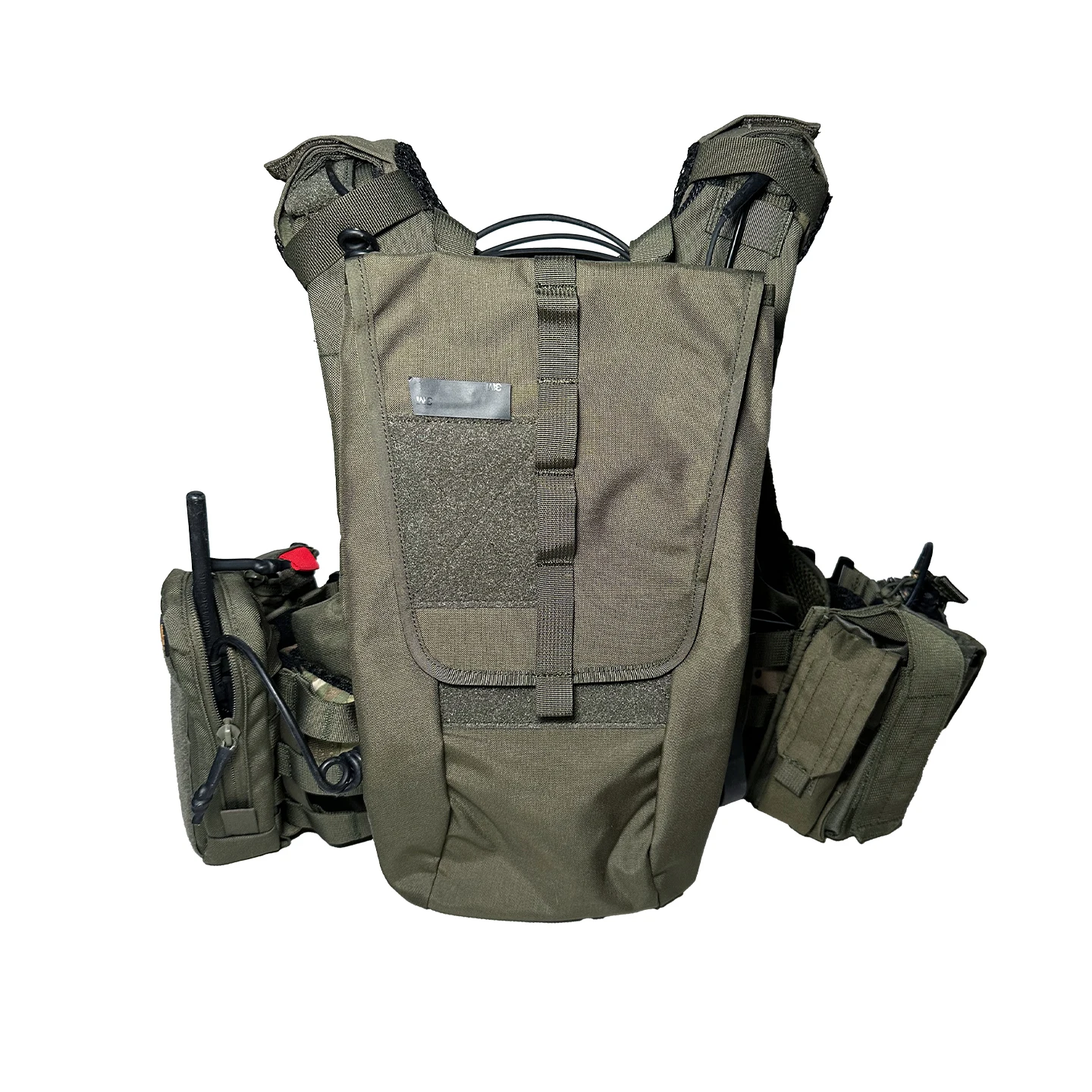 MOLLE 하이드레이션 팩 플레이트 캐리어 다이렉트 36×21cm 2.5-3L 블래더에 적합 흔들림 없는 안정적인 전술용 워터 파우치