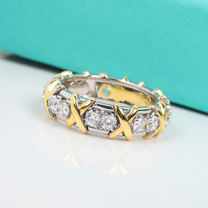 

Женское кольцо из серебра 925 пробы, в европейском и американском стиле