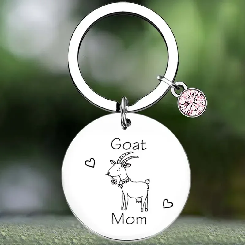 AKTAP Divertente regalo di capra carino varie razze di capre borsa trucco gruppo animali fattoria regali di capra per gli amanti delle capre, Gruppo Capre, alla moda