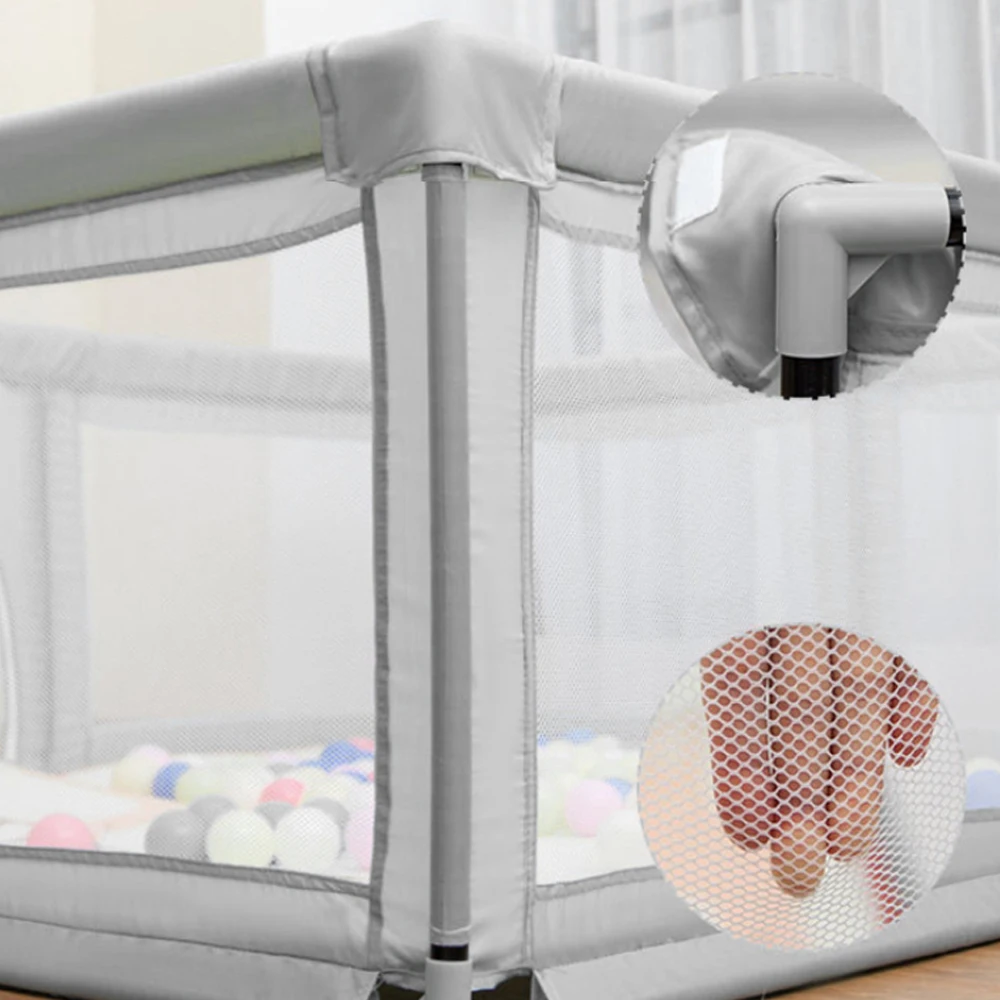 Baby Playpen Children for Toddler Playground Arena Infant Dry Ball Pool Swimming Park Kids Safety Fence Activity 125/150/180cm 4