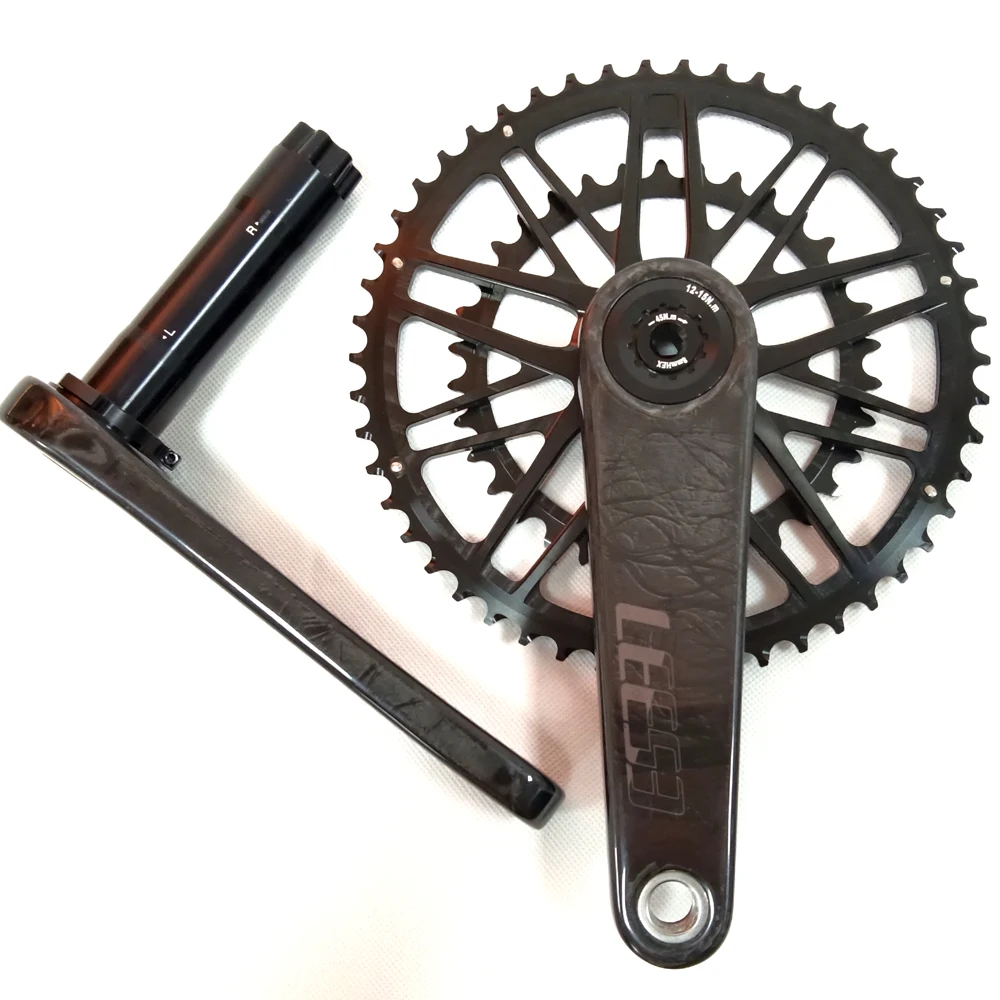 LEESE LSE-PRO Carbon Fibre Crank Ultra Light Road GRAVEL Bike
