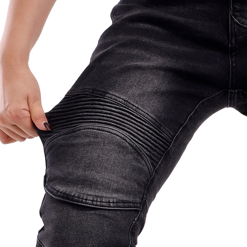 여성용 오토바이 블루진 오프로드 라이딩 팬츠, 여성용 보호 장비 02