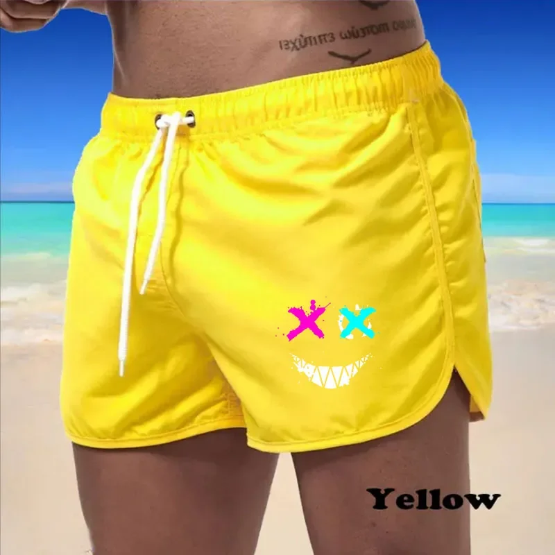 Summer Shorts Men Swim Trunks Quick Dry Board Shorts Bathing Suit Breathable Drawstring With Pockets Surfing Beach Sweat Pants 6