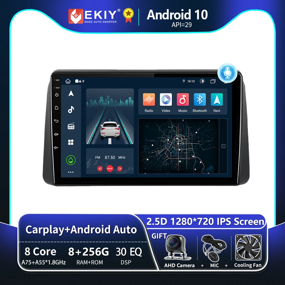 

EKIY T8 For Chrysler Grand Voyager 5 2011 - 2015 For Dodge Grand Caravan 2008 - 2020 Car Radio GPS Android Auto 2 Din DVD Player