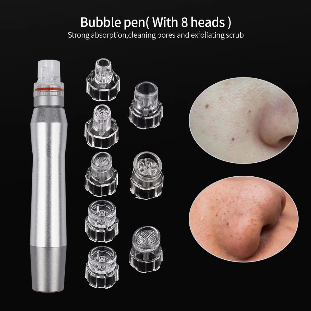 Head Replacement Plastic Tips 6 in 1/7 in 1/8 1 Facial skin Hydra Water Oxygen Dermabrasion Jet Hydro Peel Beauty Machine facial beauty instrument