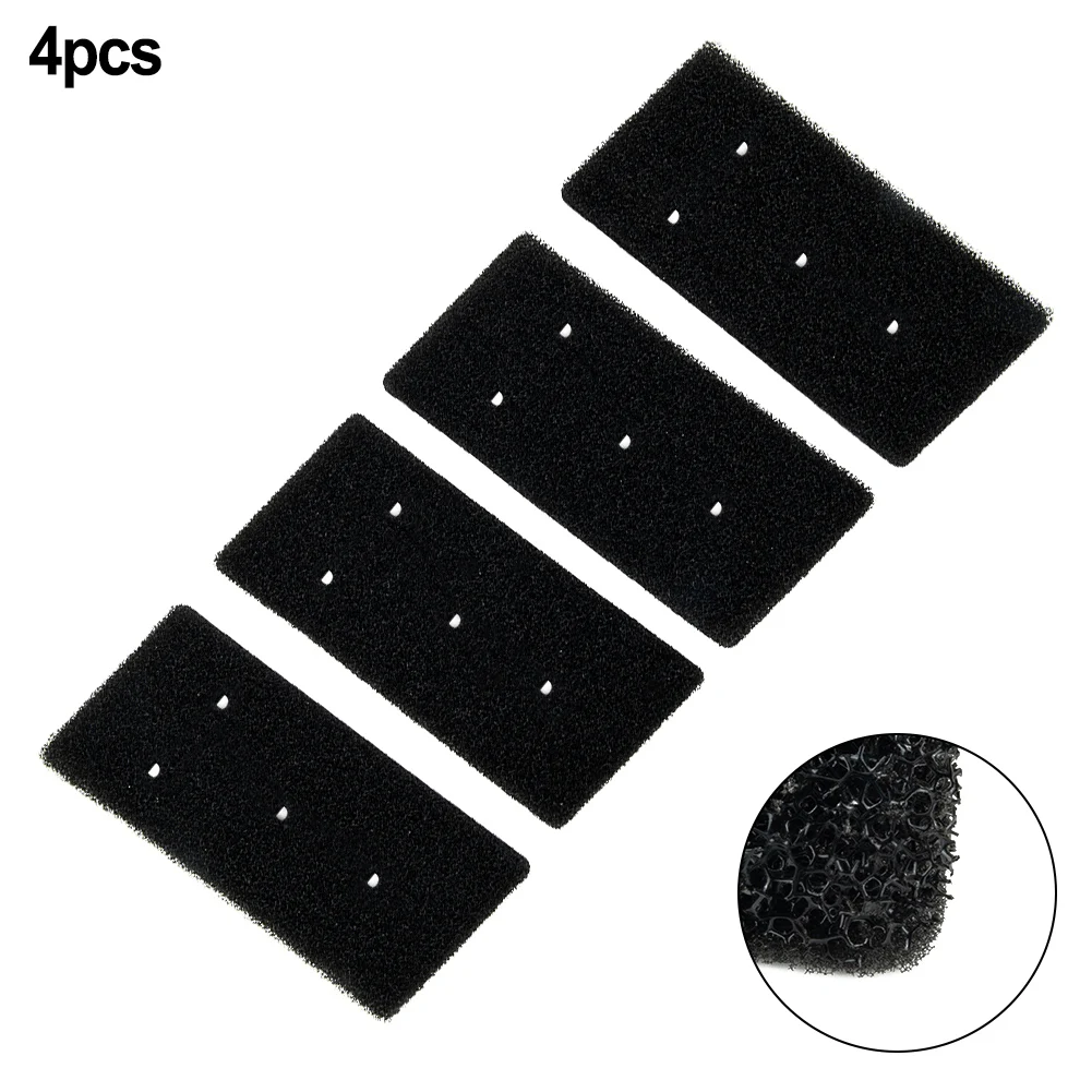 4pcs Sponge Filter Sponge Filter Dryer Filter Replacement For Bauknecht Privileg  HX 481010716911 Vacuum Cleaner Accessories aquarium filter bio sponge s m l xl biochemical cotton fish tank pond foam sponge filter black multiple size