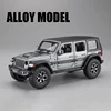 1:32 Jeeps Wrangler Sahara Off-Road Alloy Model Car Toy Diecasts Metal Casting Sound and Light Car Toys For Children Vehicle 1