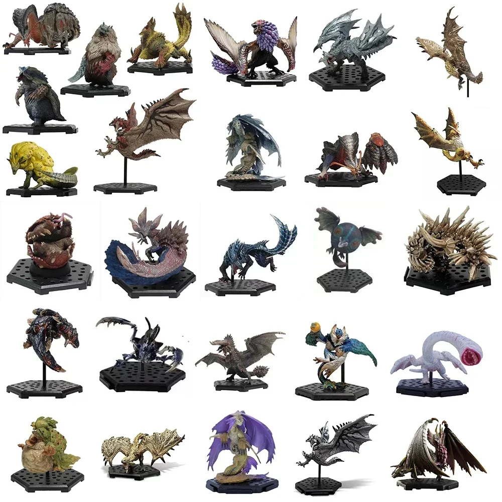 Monster Hunter World Iceborne Dragon Action Figures - Basarios, Nergigante, and Tigrex Collectible Set