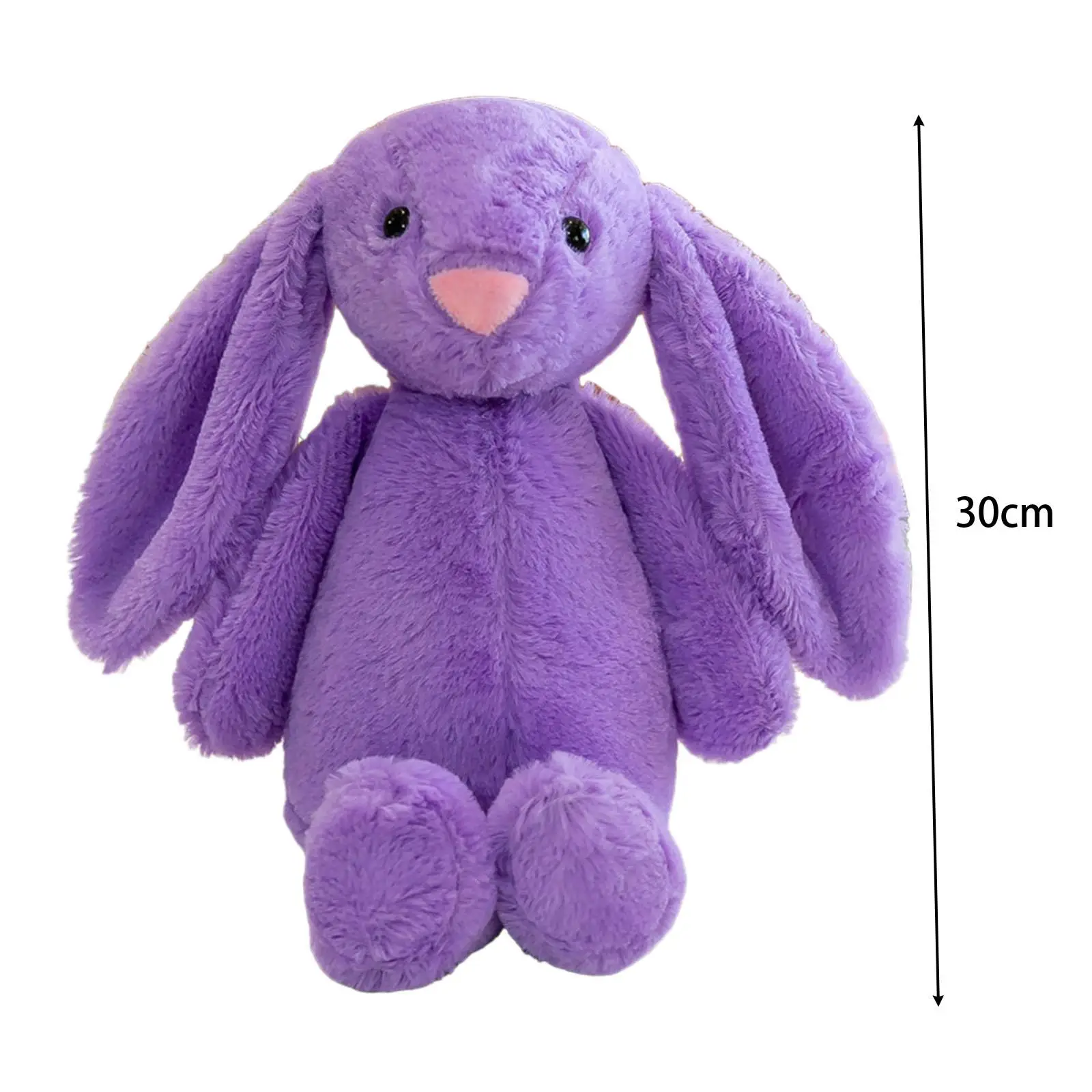 Bunny Plush Doll Huggable Cuddly Lovely Soft Home Decor Easter Stuffed Animal for Valentine's Day Party Easter Children Baby Bunny Plush Doll Huggable Cuddly Lovely Soft Home Decor Easter Stuffed Animal for Valentine's Day Party Easter Children Baby