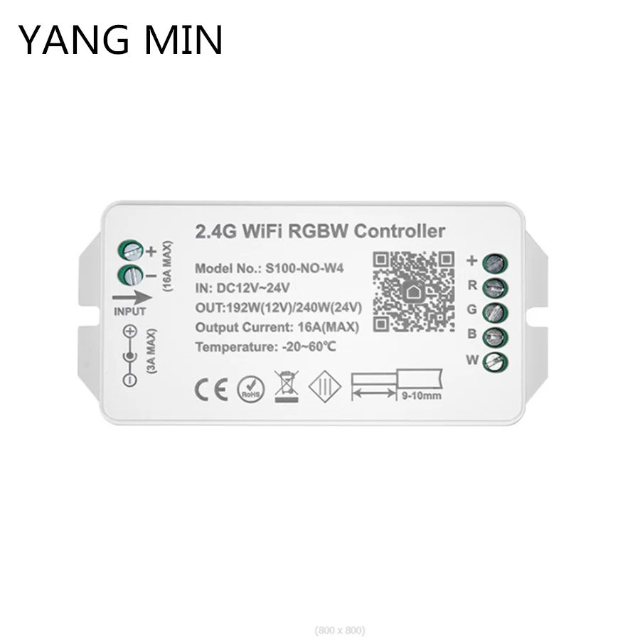 Free Shipping Tuya wifi Bluetooth 5 in 1 Controller 5-24V LED colorful or single color light strip RGBW mobile APP controller