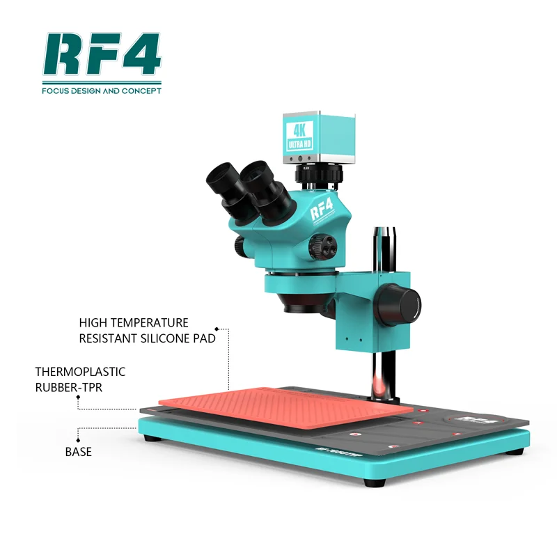 RF4 RF-PO2 다기능 현미경 유지보수 매트 범용 내열 휴대폰 수리 플랫폼 납땜 실리콘 매트