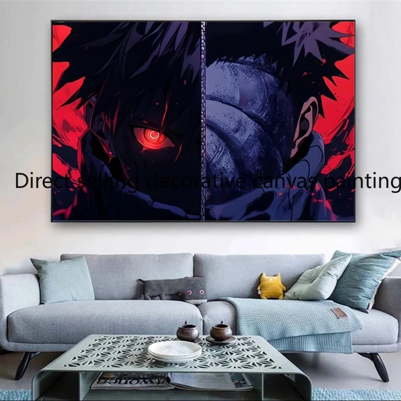 

Классическая Картина на холсте в стиле аниме постер Naruto HD, домашнее настенное украшение, игровая комната, красочный креативный страстный крутой декоративный подарок