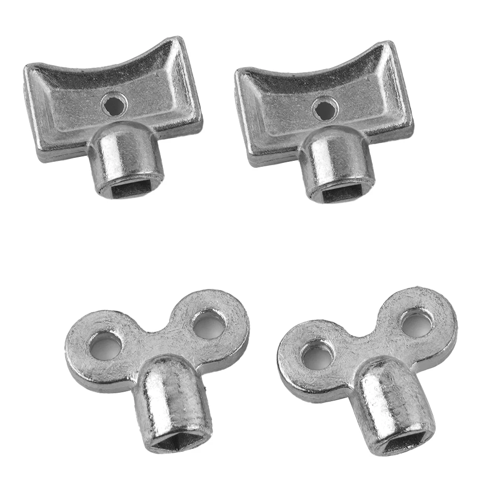 Thermostatic Radiator Valve 2pc Radiator Valve Key Faucet Key Radiator Water Taps Plumbing Hole Bleed Bleeding Alloy Heaters Wrench For Venting Air Valve