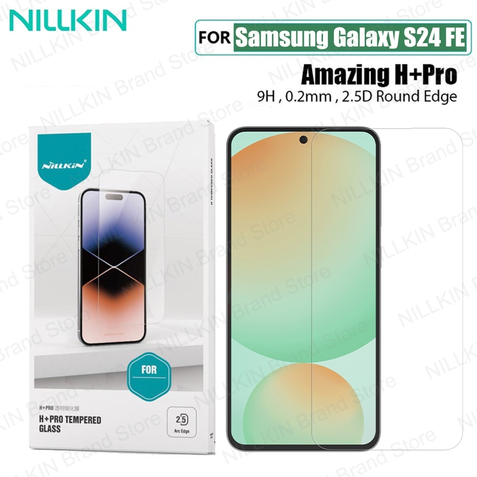 Nillkin For Samsung Galaxy S24 FE Tempered Glass Amazing H+PRO Anti-Explosion 2.5D 0.2mm 9H Screen Protector For Samsung S24 FE