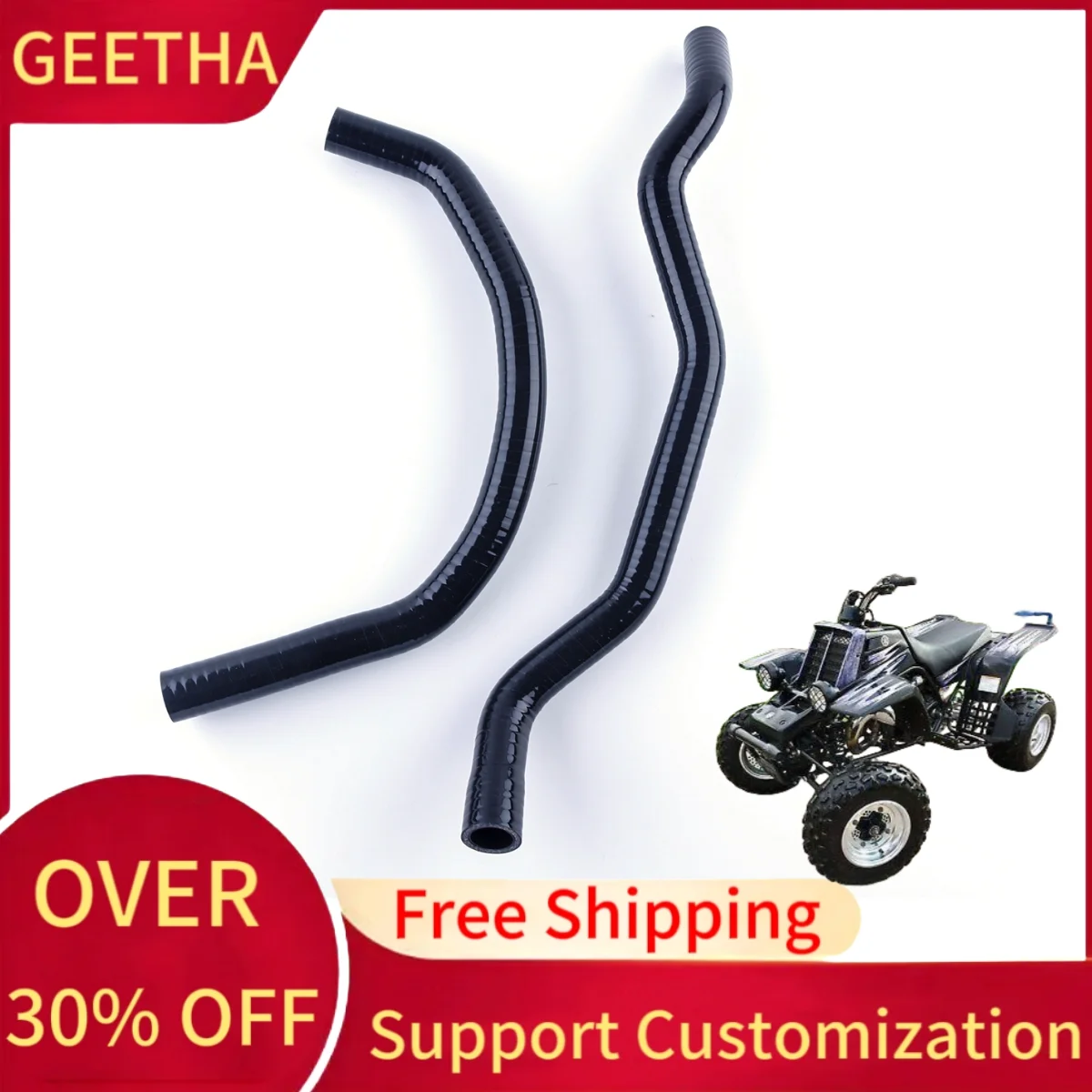 

Для 1982-2006 Yamaha Banshee 350 YFZ 350 YFZ350 вездеход силиконовый радиатор Охлаждающая трубка шланг комплект