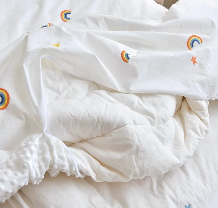 3PC Bedding Set Cotton Baby/Child Crib Bed Duvet Cover Sheet/ Pillowcase (Without Filler) 5