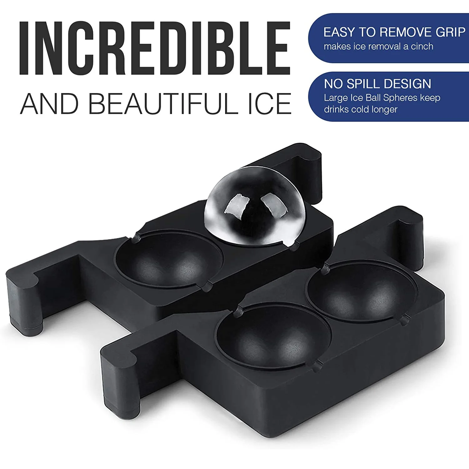 E-Z Grip No Spill Ice Tray