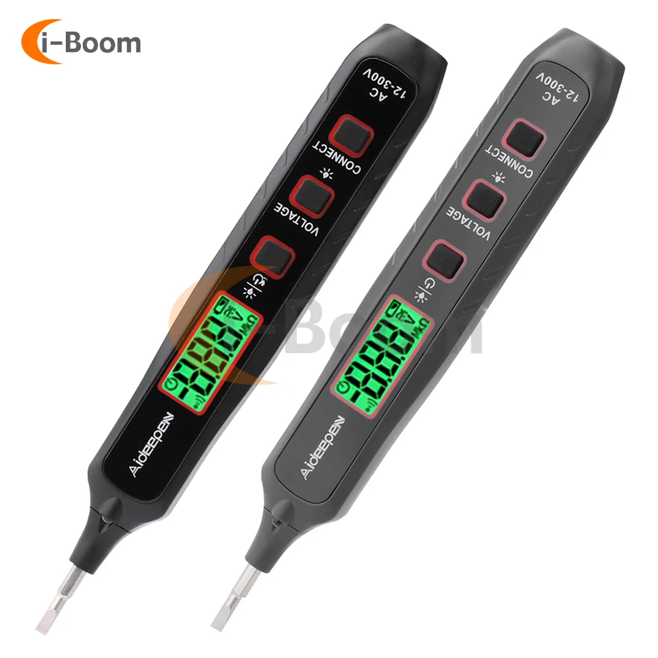 멀티 미터 전기 테스트 펜, 비접촉 전압 테스트 펜, 단선 감지기, LCD 디지털 디스플레이, 소리 및 빛 경보 멀티 미터 전기 테스트 펜, 비접촉 전압 테스트 펜, 단선 감지기, LCD 디지털 디스플레이, 소리 및 빛 경보